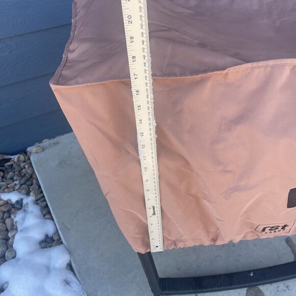 RST Brands 31”x21”x17” Single Club Chair/Armless Outdoor Furniture Cover Brown - Picture 9 of 12